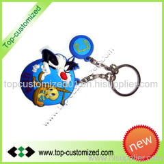 Rubber promotion keyring souvenir