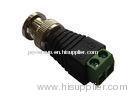 Screw on CCTV BNC Connector , Male BNC Connector for Coaxial Cable