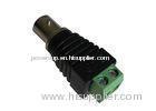 Female CCTV BNC Connector for Coaxial Cable , Screw BNC Connector