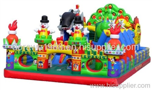 inflatable jumping city for kids