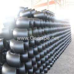 china carbon steel seamless long radius pipe fitting