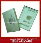 Plastic flocking tray for cosmetic