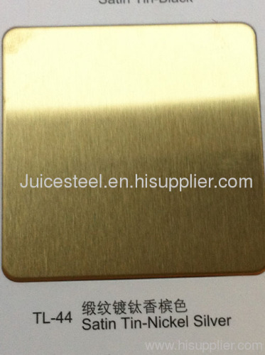 COLOR STAINLESS STEEL SHEET-
