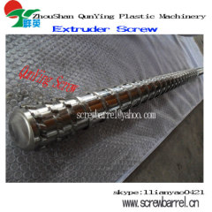 pvc extruder screw barrel bimetallic screw nitrided barrel for producing bottles