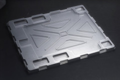 Thermoforming plastic blister packaging tray