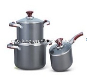 6PCS Hard Anodized Kitchenware Set