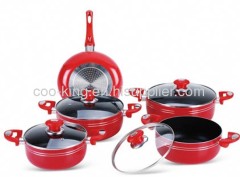 9PCS Induction Bottom Cookware Set