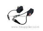 1 Channel Video Power Balun with Cat-5 for CCTV Cameras , 60 dB CMRR