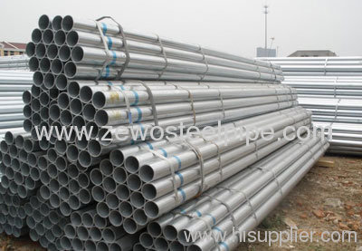 water pipeline distributor steel tube low carbon galvanized steel pipe