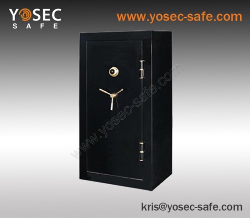 High security Combination Fireproof gun safe & fire gun safes with high gloss surface treatment