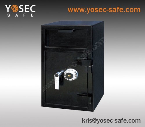 Front loading depository safe