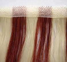 100% human remy hair PU weft