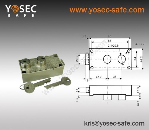 changeable mechanical safe deposit locks