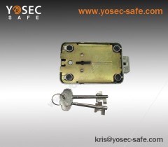 Key operated Mechanical Vault door lock with double bit key