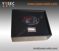 Top access opening Drawer safes with electronic locks