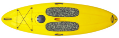 plastic surfboard PE material one person paddle board