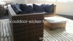 Outdoor rattan garden sofa sets