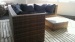 Rattan outdoor wicker sofa sets