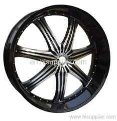 Big lip alloy wheels