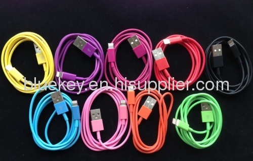 Colorful 8pin USB Cable for iPhone 5