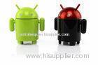 Mini Android Robot Speaker / DC 5V Green, Blue Portable Speakers With SD Card, TF For Cell Phone