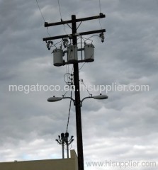 Megatro brand transmission pole