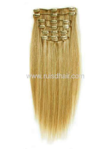 How to apply 100% clip in human hair extension ?