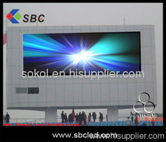 P10 outdoor full color led display