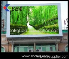 P25 outdoor full color led panel
