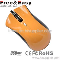 hot selling powerful design wired mouse for big hand