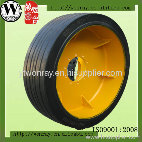 Industrial solid rubber wheels 14.00-20