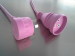 Australia extension cords with piggyback plug in pink color