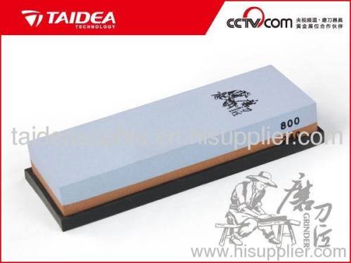 Sharpening stone knife sharpener