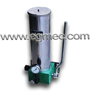 Lubrication grease hand pump