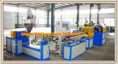 PVC fiber reinforced soft pipe making line