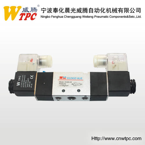 pneumatic control element solenoid valve airtac 4V220-08