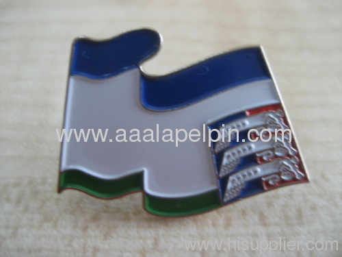 National country flag lapel pins