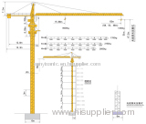Topkit tower crane QTZ125 max load 8t