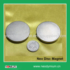 rare earth neodymium round flat magnet