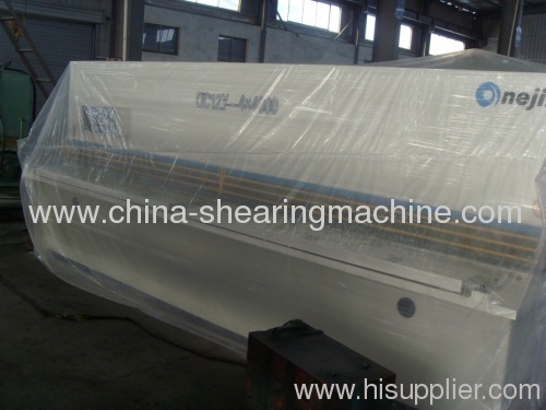 Shearing machine for steel plate steel sheet