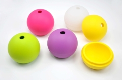 3inch silicone Ice ball in with color customized