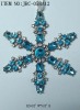 Snowflake metal Xmas ornament