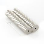 Imanes discos con agujero 10 x 2 mm / 1,5 mm N45