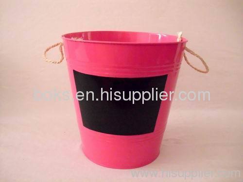 Tin ice Bucket Tin pail with Handle