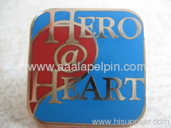 Fashionable Custom Enamel Metal Lapel Pin/badges factory