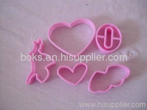 Plastic Valentine's Cookie Cutters