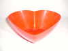 Valentine Plastic Heart Shaped Salad Bowls