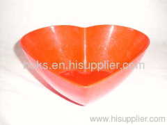 Heart Shaped fruit Salad Bowl Valentine bowl