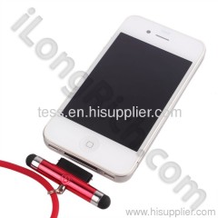 Mini Smart Stylus Pen Touch Screen Metal Pen For iPhone 4/4S/iPod/iPad
