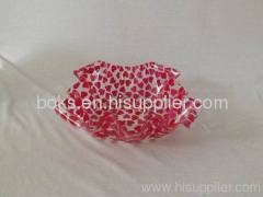 Valentine beautiful Plastic Tray Plate